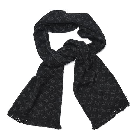 lv scarf herr|louis vuitton scarf women's black.